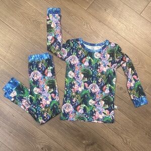 🆕 Adorable Soft Bamboo Wicked Print Pajama Set. 3T. Brand New!!🎉